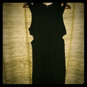 NWT French Connection Cut Out Black Dress